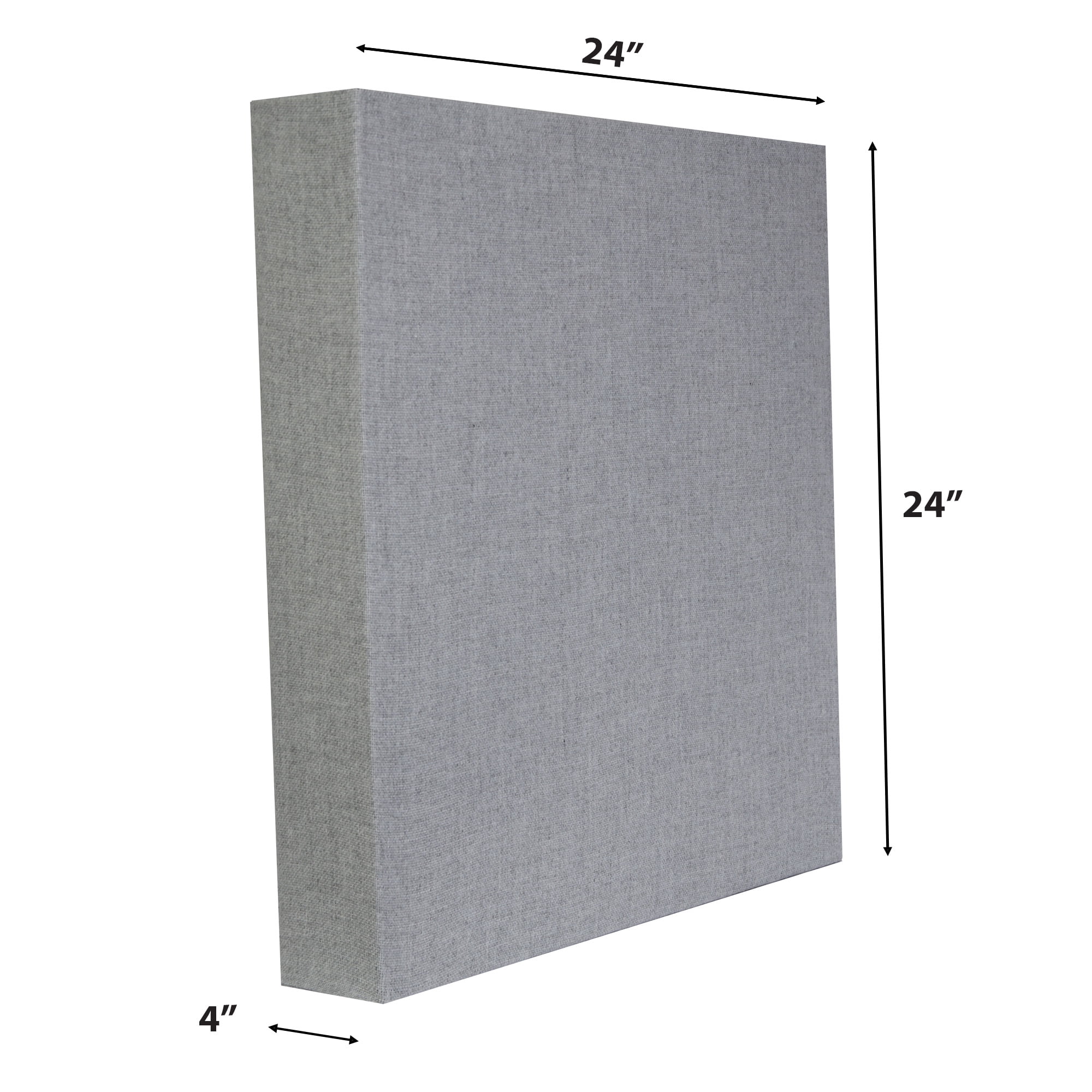 ATS Acoustics Bass Trap Low Range Sound Absorbing Echo Reducing Studio Acoustic Wall Panel 24" x 24" x 4" (Blue Smoke)
