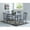 Gray, variant on Angel Line 5-Piece Kayla Dining set-Color:Gray