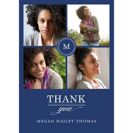 Fancy Filigree Graduation Thank You Card