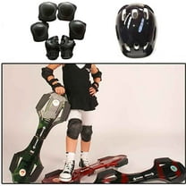 mtvxesu Helmet, 7Pcs/Set Children Kids Helmet Knee Elbow Pad Cycling Skate Bike Protecs Sale