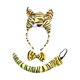 thumbnail image 3 of Conjunto de diadema con cola y pajarita de animal para disfrazarse, regalo de Halloween, cosplay para carnaval. Tigre, 3 of 7