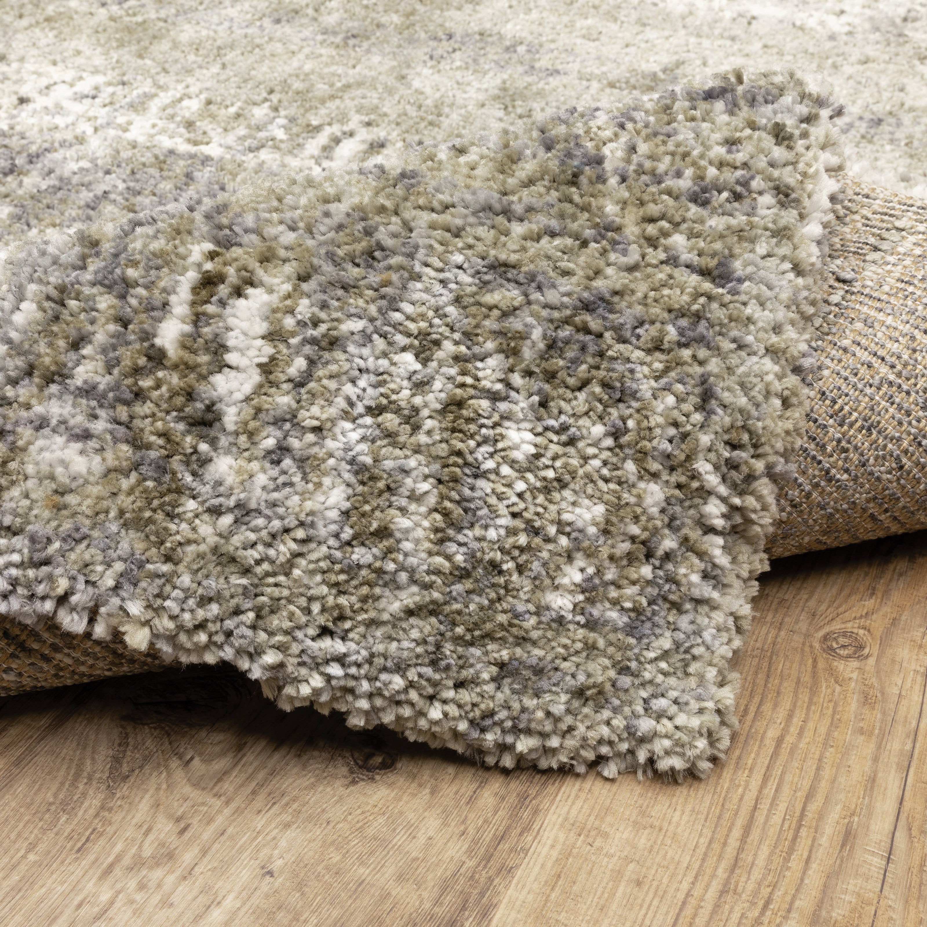 Avalon Home Abbot Abstract Shag Area Rug, 6.56' x 9.51'