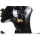 thumbnail image 4 of Colorful Bell Earrings Cute Alloy Decoration Pendant Earrings Hoop Drop Christmas Earring For Women Girl, 4 of 5