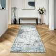 thumbnail image 6 of GLN Rugs Pamuk - Contemporary, Machine Washable Area Rug 2'6"x9'8" Abstract Grey Home Carpet, All Ages, 6 of 10