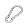 thumbnail image 4 of Silver Colour Carabiner, Wide Application Snap Hook, For Camping Hiking, 4 of 8