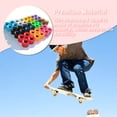 thumbnail image 3 of Dalazy 4 Pieces Skateboard Wheel Chic Design Sporting Equipment Craftsmanship Handy Installation Skate Universal Skate Blue Red, 3 of 6