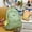 Green with pendant, variant on New Trendy Casual Backpack Korean Version Of The Men And Women Couples Backpack Fashion Contrasting College Student Schoolbags