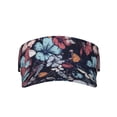 thumbnail image 3 of Balery Flowers ad Butterflies Sport Wear Athletic Visor Sun Sports Visor Hat Visor Adjustable Cap for Women and Men (One Size), 3 of 8