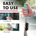 thumbnail image 6 of SABRE Mighty Discreet Pepper Spray with Snap-Clip Keychain, Lavender, 1 Ct, New, Pocket Pepper Sprays, 0.18 fl oz, 6 of 8