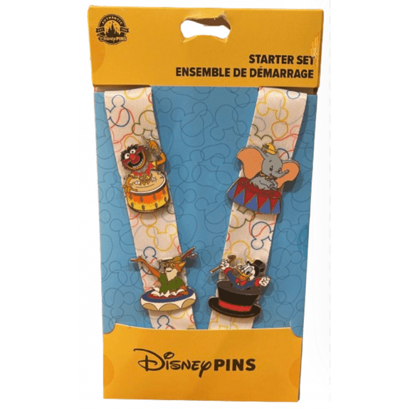 Disney Parks Animal Robin Hood Dumbo Scrooge McDuck Pin Trading Starter Set New