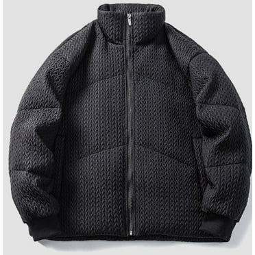 Fashionable Men's Winter Jacket Waterproof Brushed Fleece Warm Winter Jacket With 9 Pockets Warm Windproof Hooded Coat