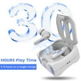 thumbnail image 6 of SW4 Wireless Gaming Earbuds for PC PS4 PS5 Switch Mobile - 2.4G Dongle & Bluetooth - 40ms Low Latency - Headphones with Built-in Microphone - 4 Mics PC Earbuds - PS5 Headset(White), 6 of 6