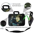thumbnail image 3 of LSS 13.3 inch Laptop Sleeve Bag Notebook with Extra Side Pocket, Soft Carrying Handle & Removable Shoulder Strap for 12" 12.1" 13" 13.3" - Clock Butterfly Floral, 3 of 3