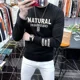 thumbnail image 5 of Sudaderas para hombre con estampado de hombre, jersey de otoño Harajuku, moda de color pastel, una pieza, novedad y alta calidad, simple emo S, 5 of 5