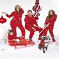 thumbnail image 1 of Ensembles de Pyjamas de Noël à Capuche Assortis à Manches Longues, 1 of 9
