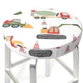 thumbnail image 3 of Daiia Excavator Stool Covers Round,Round Bar Stool Covers Waterproof Bar Chair Covers Washable Stool Cushion Slipcover for 12-14 Inch Chair-13 inch, 3 of 7