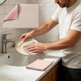 thumbnail image 4 of Aufmer Household Cleaning Essential Thickened Microfiber Towel Dual Sided Absorbent Kitchen Rag Lint Free Reusable Cloth With Hanging Loop For Bathroom Car Daily Decontamination(20x30cm), 4 of 7