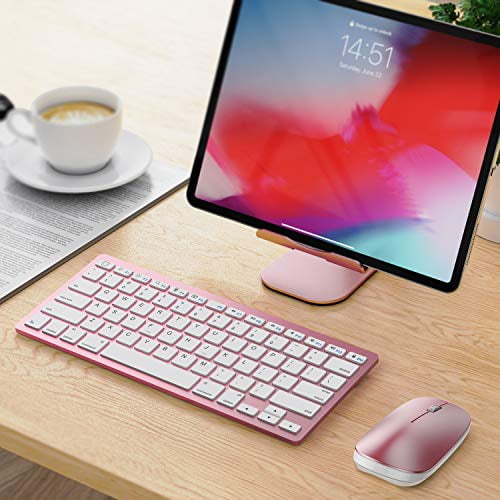 OMOTON Wireless Bluetooth Keyboard and Mouse for iPad and iPhone