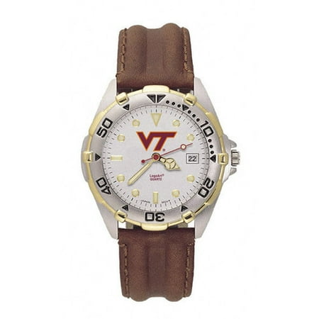 NCAA - Virginia Tech Hokies Men's All Star Leather Watch