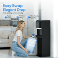 thumbnail image 3 of UrbanSync Bottom Loading Water Cooler Dispenser for 5 Gallon Bottle, Stainless Steel, 3 Temperature Settings - Hot, Cold & Room Water with Child Lock, Water Shortage Alert, Raven Black, 3 of 9