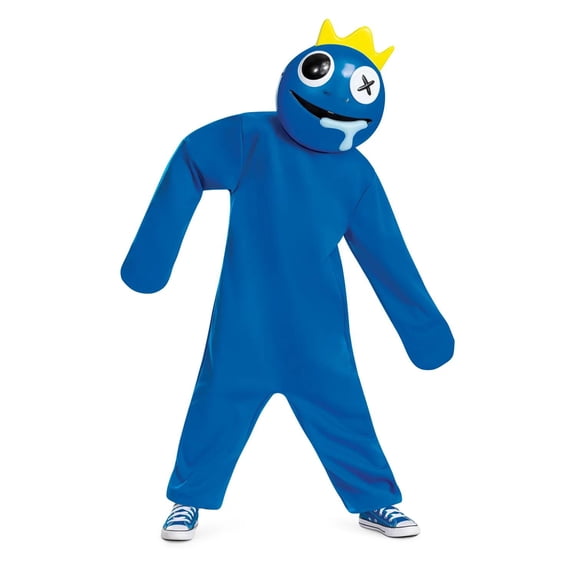 Disguise Kids' Rainbow Friends Blue Classic Costume - Size 4-6 - Blue