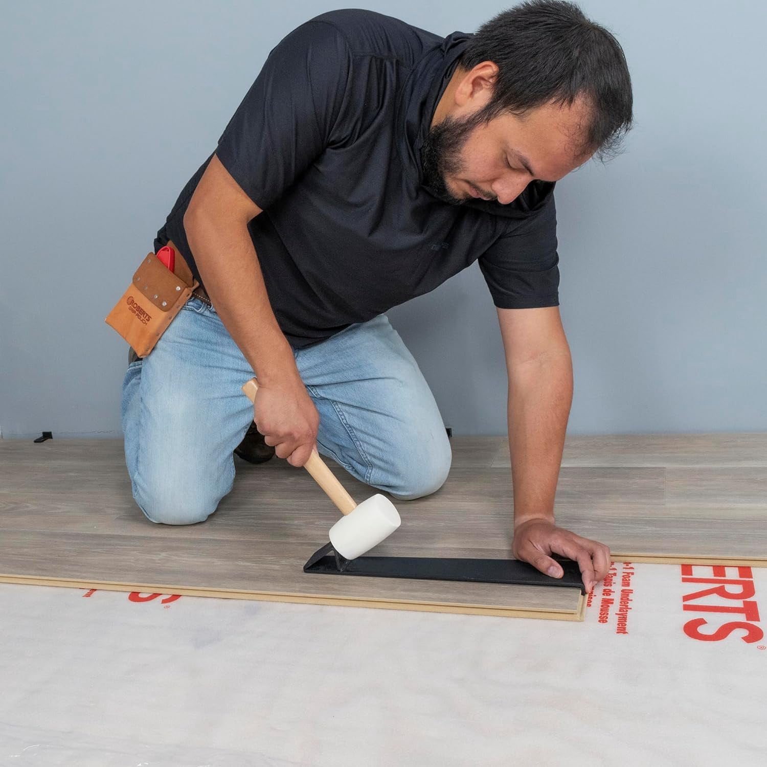 RGHJAR-61613 16 oz. White Rubber Tile Tapping Mallet