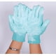 thumbnail image 3 of Guantes exfoliantes para ducha, guantes de baño medianos a pesados, gel de baño, eliminación de piel muerta, esponja de limpieza profunda, lufa para mujeres y hombres, 3 pares, rosa, azul y verde brillar Electrónica, 3 of 5