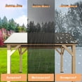 thumbnail image 5 of Merluxy Wood Gazebo 10'x12', Wind & Rain Resistant Design, Grill Gazebo for Garden, Backyard, 5 of 9