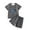 Grey, variant on Kiijoy Toddler Boy's Summer Casual Outfits Dinosaur Short Sleeve T Shirt & Shorts Set, Sizes 3-4T