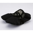 thumbnail image 4 of Missfiona Women's Ballet Flats Canvas Ballet Slipper Dance Yoga Practice Shoes(6,Black), 4 of 6