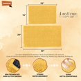 thumbnail image 2 of Yellow Bathroom Rug Set 2 Piece \u2013Extra-Soft Bath mat Shower Bathroom Rugs,1'' Chenille Microfiber Material, Super Absorbent (Standard Set, Yellow), 2 of 8