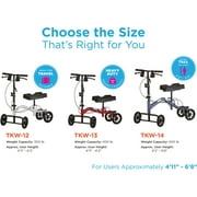 NOVA Turning Knee Walker Sliver