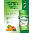 thumbnail image 5 of Turmeric Curcumin | 60 Capsules | 500mg + 3mg Black Pepper Extract | by Nature's Truth, 5 of 7