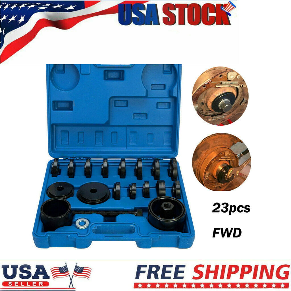 FWD Front Wheel Drive Bearing Removal Adapter Tool Puller Pulley Kit 23pcs.