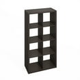 thumbnail image 2 of Furinno Hermite 8-Cube Open Shelves Kitchen Storage, Kitchen Island, Bakers Rack, Buffet Sideboard, Dark Oak, 2 of 6