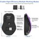 thumbnail image 4 of Mouse inalámbrico Bluetooth 5.2 recargable y silencioso Normdecos, 4 of 6