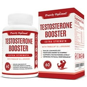 Purely Optimal Testosterone Booster Dietary Supplement - 60 Capsules
