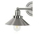 thumbnail image 6 of JONATHAN Y July 17.5" 2-Light Industrial Farmhouse Metal Vanity Light, Nickel, 6 of 7
