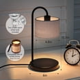 thumbnail image 4 of FINCMY Candle Warmer Lamp with Timer, Dimmable Candle Wax Warmer Electric Candle Warmer with Replacement Bulbs, Bedroom Home Decor Compatible with Various Candles, 4 of 8