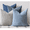 Blue, variant on Set of 4 Neutral Couch Throw Pillow Covers, Brown Decorative Farmhouse Boho Throw Pillows for Living Room, Couch, Bed, Sofa Soft Corduroy Accent Home Decor ( No Pillow 18x18 Inch)