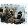 thumbnail image 3 of Bawden, Angela 14x12 Black Modern Framed Museum Art Print Titled - Joy Bear, 3 of 5
