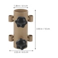 thumbnail image 2 of Raindrops 2 Pcs Base de Mât de Tente Kaki Solide et Résistante à l'Usure pour Camping, Auvent, Usage Extérieur, 2 of 8