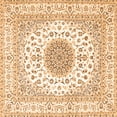 thumbnail image 1 of Ahgly Company Indoor Square Medallion Orange Traditional Area Rugs, 3' Square, 1 of 1