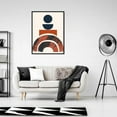 thumbnail image 2 of Modern Abstract Neutral Boho Geometric Print, Minimalist Aesthetic Wall Art for Living Room, Bedroom, Entryway, and Reading Corner, Contemporary Poster, Unframed Size 16x20” / 40x50 cm, 2 of 13