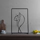 thumbnail image 1 of Figuras de dibujo de línea de arte de Mujer moderna BLESIY escultura humana, 1 of 8