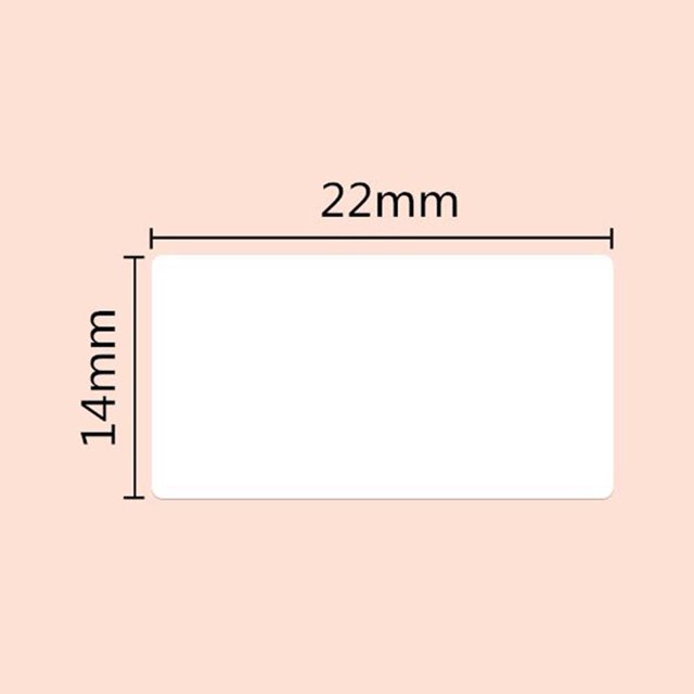 Mini impresora de etiquetas, etiquetadora adhesiva DIY para uso doméstico (1 rollo de papel de etiquetas) Ndcxsfigh Para estrenar