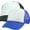 Black&White/ Blue&White, variant on Sublimation Customizable Blanks Polyester Mesh Cap Mesh Hat Two Tone Trucker Summer Mesh Cap with Adjustable Snapback,2pcs per Pack