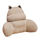 thumbnail image 3 of Cojín para respaldo de silla con brazos, almohada de cintura para cama, cómodo cojín de respaldo de felpa para dormitorio, sofá, oficina, lectura Gris perfecl almohada de lectura, 3 of 8