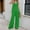 Green, variant on Women 2 Piece Outfits Boho Casual Solid Color Vest Sleeveless Top Loose Wide Leg Pants Trousers Two Piece Set Suit Interview Pants Suits for Women Womens Tuxedo Woman Suit Jumpsuit Dressy Suit Suit