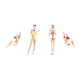 thumbnail image 4 of 4 Piezas Miniatura Figura Personaje Bikini Playa Modelo Escena 1/64 Figura Chica Resina Detalles Realistas Adecuado para Maqueta Arquitectónica Miniaturas Educativas Fotografía 2.8cm, 4 of 9